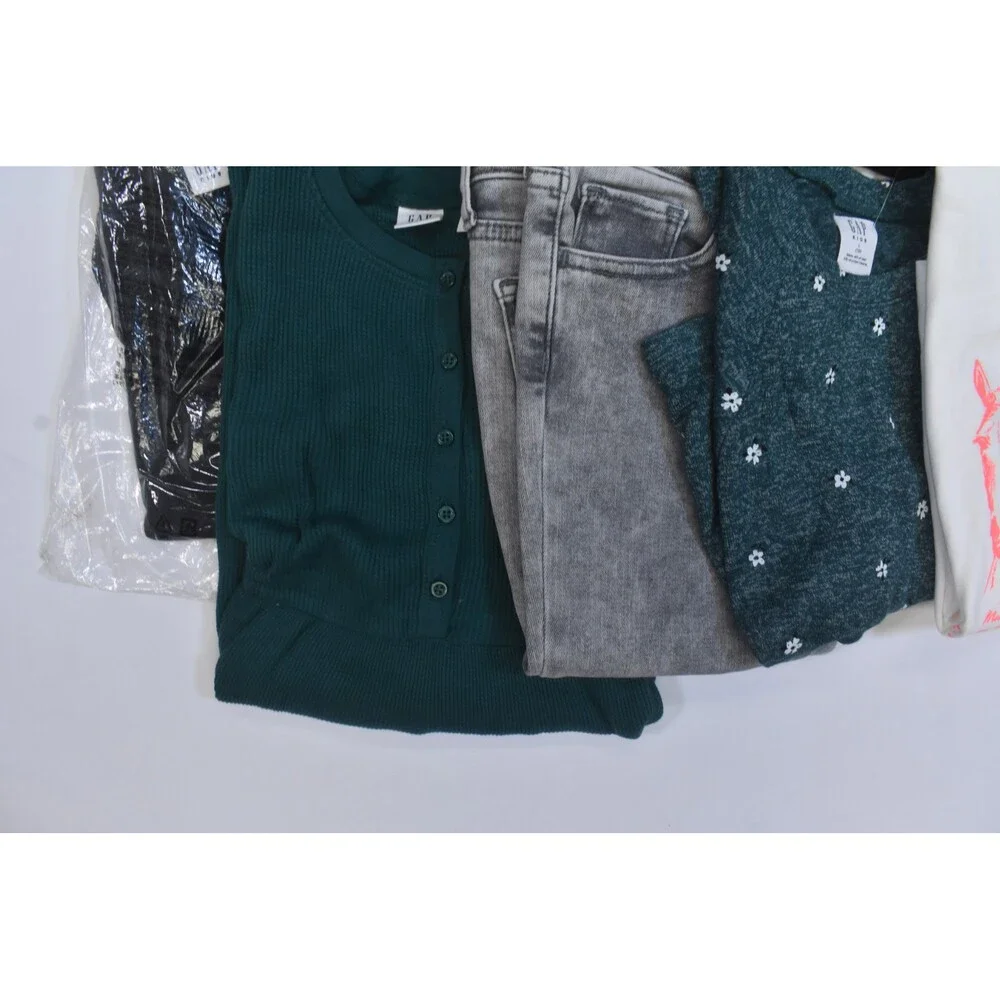 Gap Kids Bulk Lot Of 10 Girls Size Large 10 Mixed Season Tops Bottoms Dresses